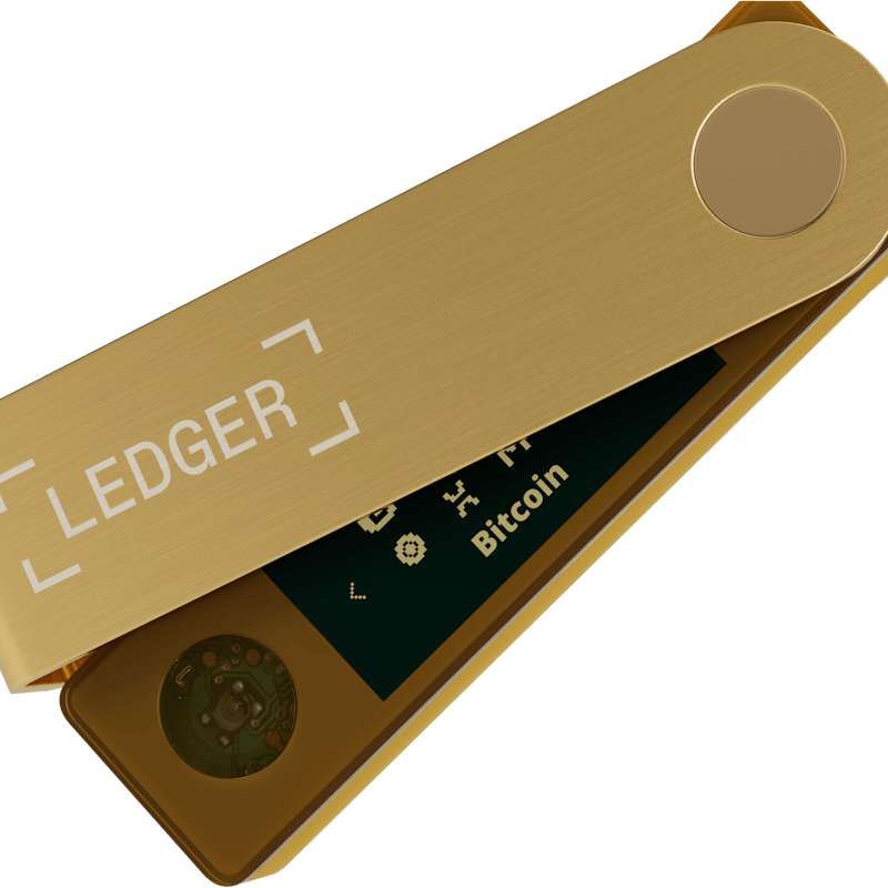 ledger nano x gold
