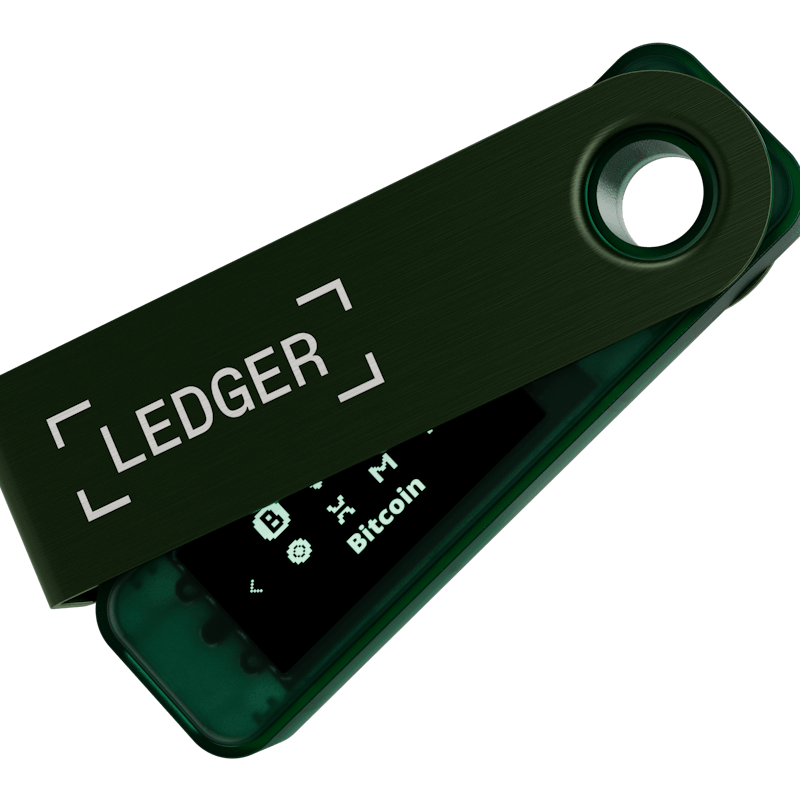 ledger nano s plus emerald green