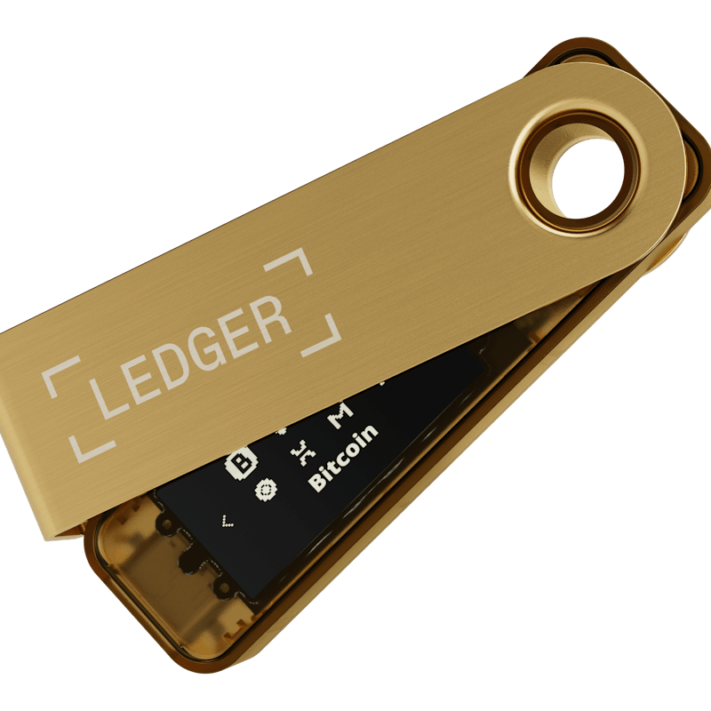 ledger nano s plus gold